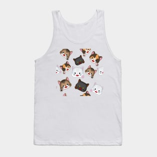 Cartoon pattern cat 2 Tank Top